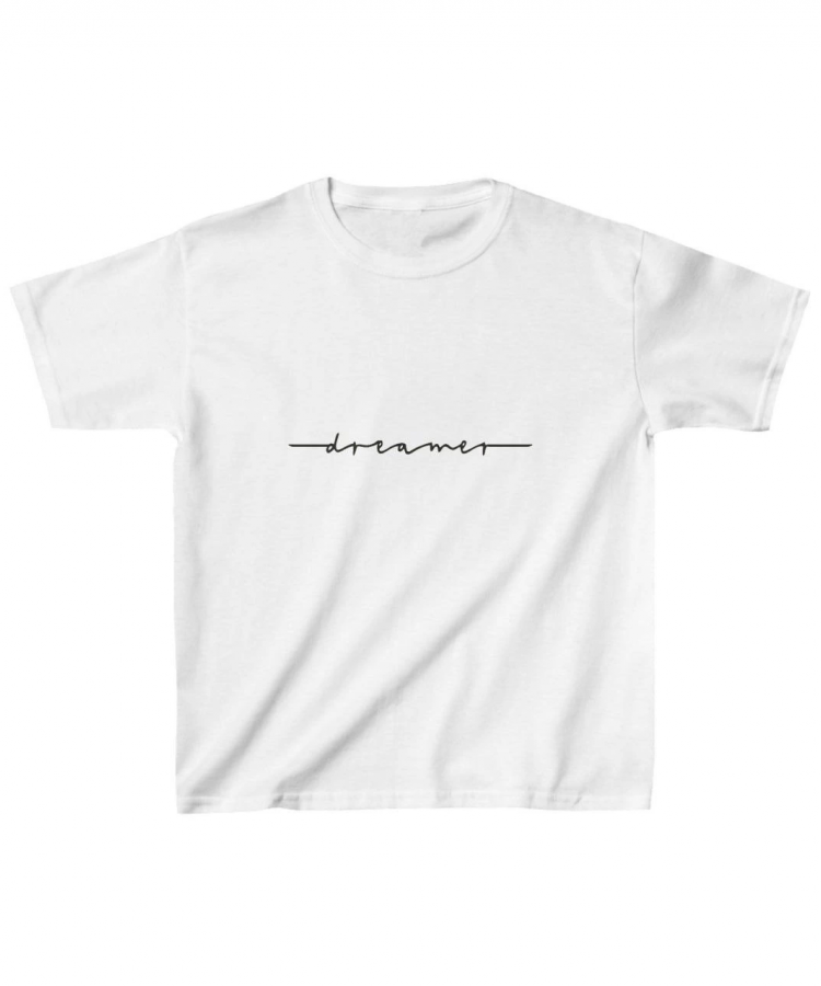 Çocuk Unisex Baskılı T-Shirt - Beyaz