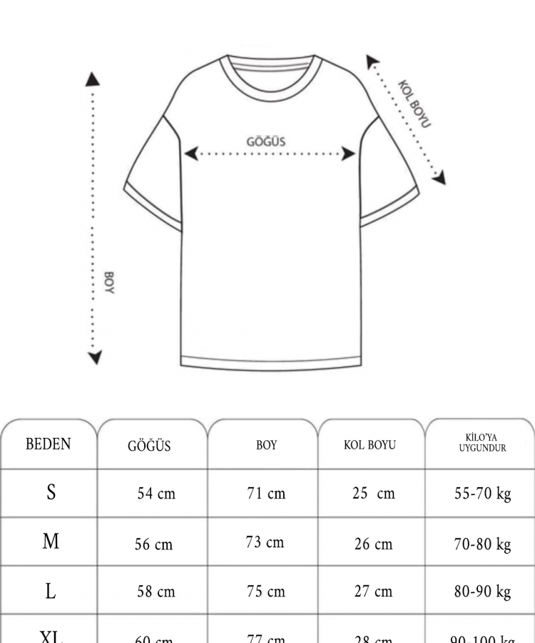 Unisex Bisiklet Yaka Parçalı T-Shirt - Gri