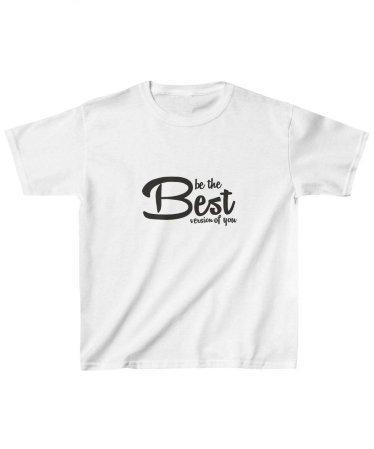 Unisex Çocuk Baskılı T-Shirt - Beyaz