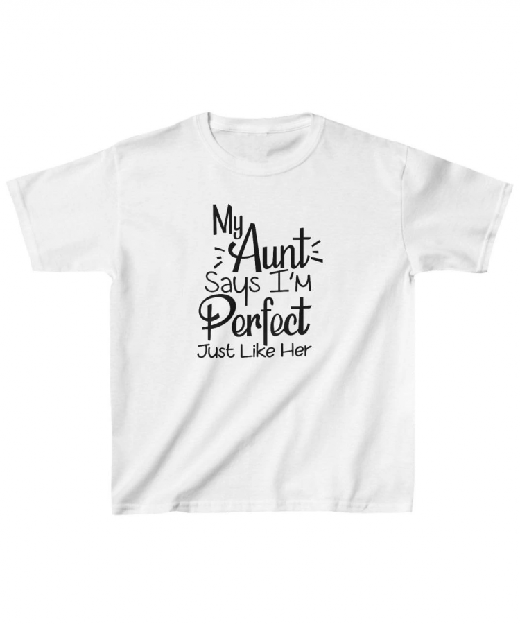 Unisex Çocuk Baskılı T-Shirt - Beyaz