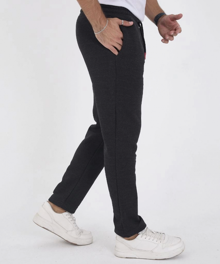 Unisex Üç İplik Basic Eşofman Pantolon - Antrasit